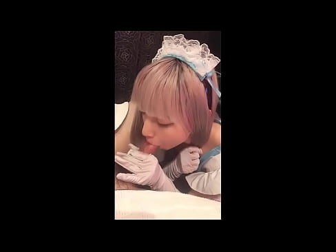 ❤️ Japanski idol [mayuka], kostim francuske služavke, 1. dio, pušenje i drkanje losionom ️ Jebanje na hr.ttsex.ru ☑